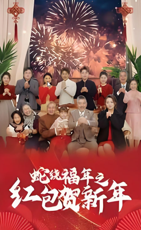 蛇绕福年之红包贺新年